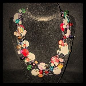 Multi colored necklace